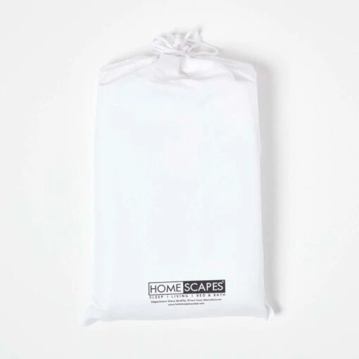 White Linen Fitted Cot Sheet 60 X 120 Cm, Pack Of 2 -Best Homeware Store bl1725a 05