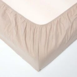 Natural Linen Cot Bed Fitted Sheets 70 X 140 Cm, Pack Of 2 -Best Homeware Store bl1725b 4