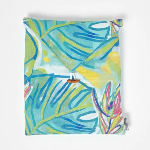 Lily Pad Digitally Printed Cotton Duvet Cover Set -Best Homeware Store bl1742 6 1