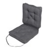 Charcoal Grey Cotton Travel Support Booster Cushion -Best Homeware Store booster cushion travel charcoal grey 1 1