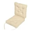 Taupe Beige Cotton Travel Back Support Booster Cushion -Best Homeware Store booster cushion travel taupe beige 3