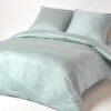 Duck Egg Blue European Size Organic Cotton Duvet Cover Set 400 TC -Best Homeware Store cnbl1339 01 3