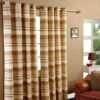 Cotton Morocco Striped Beige Curtain Pair -Best Homeware Store cotton morocco striped beige curtain pair