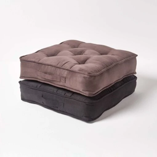 Chocolate Brown Faux Suede Armchair Booster Cushion -Best Homeware Store cu1111 07 1