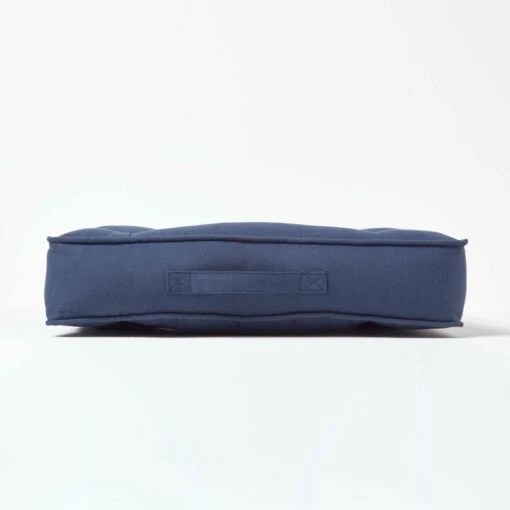 Navy Blue Orthopaedic Cotton Armchair Booster Cushion -Best Homeware Store cu1118 05