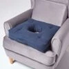 Navy Blue Orthopaedic Cotton Armchair Booster Cushion -Best Homeware Store cu1118 06