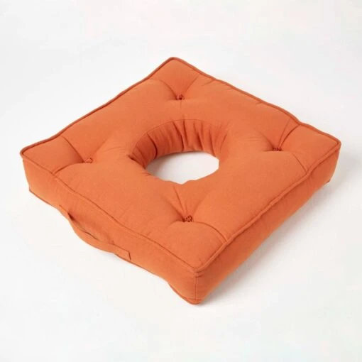 Terracotta Orthopaedic Cotton Armchair Booster Cushion -Best Homeware Store cu1120 02