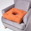 Terracotta Orthopaedic Cotton Armchair Booster Cushion -Best Homeware Store cu1120 06