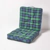 Blackwatch Tartan Cotton Travel Support Booster Cushion -Best Homeware Store cu1128 01