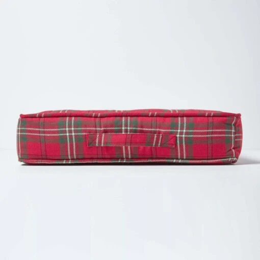 Edward Tartan Cotton Armchair Booster Cushion -Best Homeware Store cu1188 05