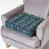 Black Watch Tartan Cotton Armchair Booster Cushion -Best Homeware Store cu1189 1