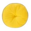 Yellow And Grey Round Floor Cushion -Best Homeware Store cu1196 m