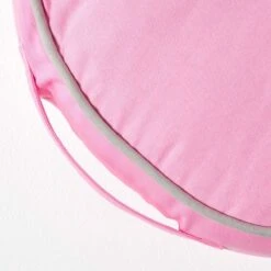 Pink And Grey Round Floor Cushion -Best Homeware Store cu1197 04