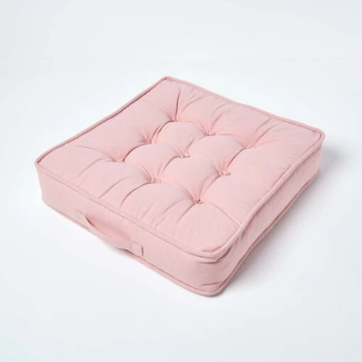 Pink Cotton Armchair Booster Cushion -Best Homeware Store cu1204 02