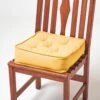 Mustard Cotton Dining Booster Cushion -Best Homeware Store cu1207main