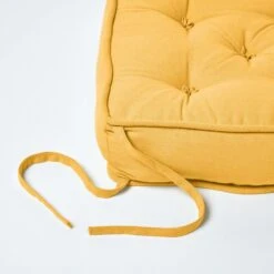 Mustard Cotton Dining Booster Cushion -Best Homeware Store cu1207main 4