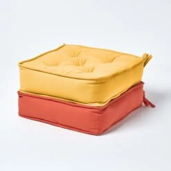 Mustard Cotton Dining Booster Cushion -Best Homeware Store cu1207main 7