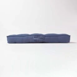 Navy Cotton 2 Seater Booster Cushion -Best Homeware Store cu1215 05