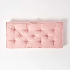 Pink Cotton 2 Seater Booster Cushion -Best Homeware Store cu1218 03