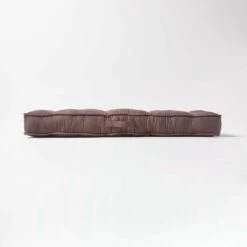 Chocolate Faux Suede 2 Seater Booster Cushion -Best Homeware Store cu1219 05