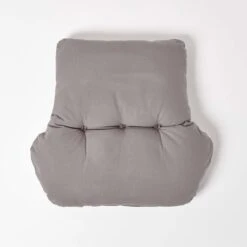 Charcoal Grey Cotton Back Support Cushion -Best Homeware Store cu1223 03 1