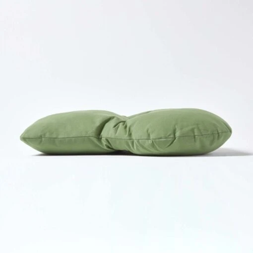 Forest Green Cotton Back Support Cushion -Best Homeware Store cu1225 04