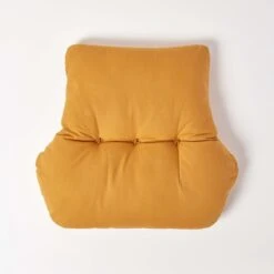 Mustard Yellow Cotton Back Support Cushion -Best Homeware Store cu1226 03