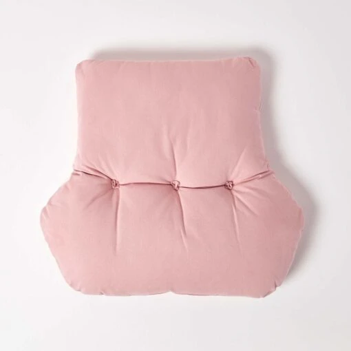 Pink Cotton Back Support Cushion -Best Homeware Store cu1227 03