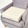 Cream Cotton Orthopaedic Foam Armchair Booster Cushion -Best Homeware Store cu1231b 1