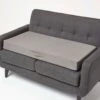 Grey Cotton Orthopaedic Foam 2 Seater Booster Cushion -Best Homeware Store cu1232c 1