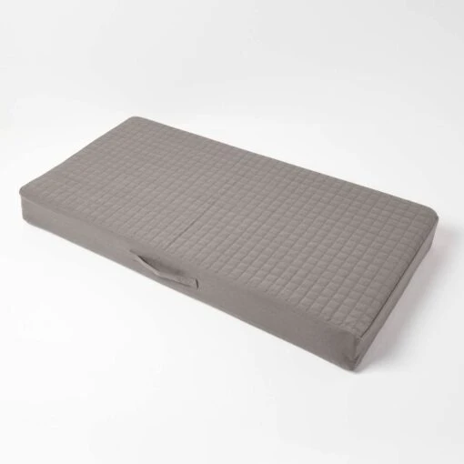 Grey Cotton Orthopaedic Foam 2 Seater Booster Cushion -Best Homeware Store cu1232c 3