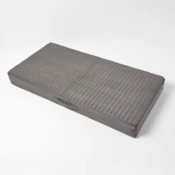 Grey Suede Orthopaedic Foam 2 Seater Booster Cushion -Best Homeware Store cu1232g 3