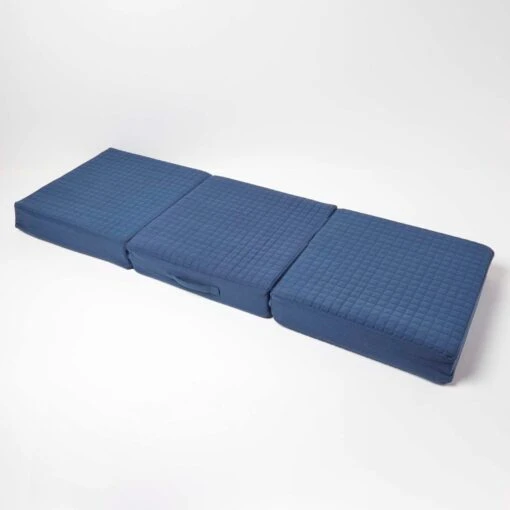 Navy Cotton Orthopaedic Foam 3 Seater Booster Cushion -Best Homeware Store cu1233a 3