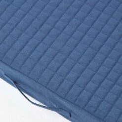 Navy Cotton Orthopaedic Foam 3 Seater Booster Cushion -Best Homeware Store cu1233a 4