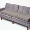 Grey Cotton Orthopaedic Foam 3 Seater Booster Cushion -Best Homeware Store cu1233c 1