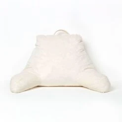 Natural Reading Pillow Memory Foam Filling & Velvet Cover, Large -Best Homeware Store cu1234b 2 1