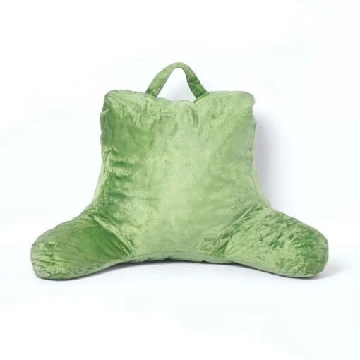 Green Reading Pillow Memory Foam Filling & Velvet Cover -Best Homeware Store cu1236a 2