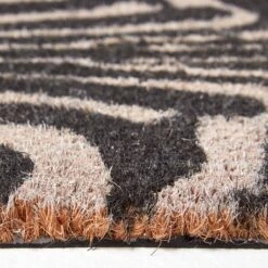 Zebra Shaped Coir Animal Print Non-Slip Doormat -Best Homeware Store dm1166 3