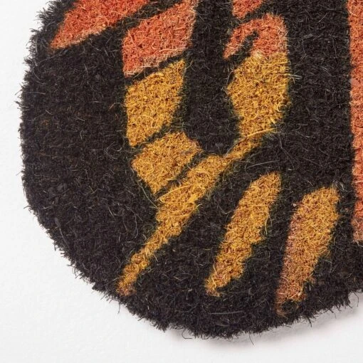 Orange Butterfly Coir Doormat -Best Homeware Store dm1169 2