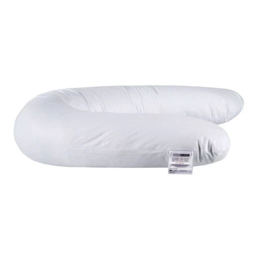 U Shaped Comfort Pregnancy Pillow Goose Feather And Down -Best Homeware Store dp1223 u shaped comfort pregnancy pillow goose feather and down 1