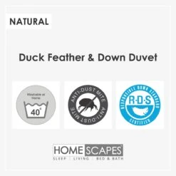 Duck Feather And Down All Seasons Duvet -Best Homeware Store duck feather duvets 28 1