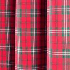 Edward Tartan Check Ready Made Eyelet Curtain Pair -Best Homeware Store edward tartan check ready made eyelet curtain pair 4