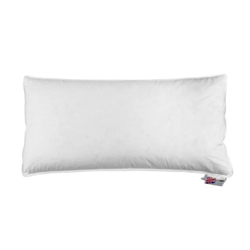 Duck Feather & Down Euro Continental Pillow Pair - 40cm X 80cm (16"x32") -Best Homeware Store feather 80x40 image 2 1