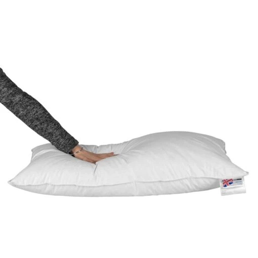 Duck Feather & Down Euro Continental Pillow Pair - 40cm X 80cm (16"x32") -Best Homeware Store feather 80x40 image 3 1