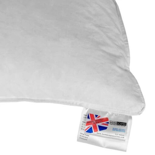 Goose Down Euro Continental Pillow - 40cm X 80cm (16"x32") -Best Homeware Store feather 80x40 image 5 1 1