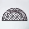 Brown Half Moon Parisian Cast Iron Doormat -Best Homeware Store ga1110 1