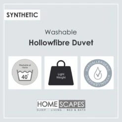 15 Tog Hollowfibre Duvet -Best Homeware Store hollowfibre duvets uk 7