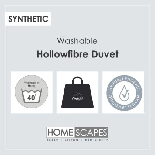 15 Tog Hollowfibre Duvet -Best Homeware Store hollowfibre duvets uk 7