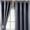 Dark Grey Herringbone Chevron Blackout Thermal Curtains Pair Eyelet Style -Best Homeware Store httpsimages.vikkit.co .ukamazon newcurtainsherringbone chevronembossed20eyelet20curtainsf1658sf1658