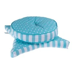 Blue Polka Dot Star Floor Cushion -Best Homeware Store httpsimages.vikkit.co .ukamazon newfloor cushionsnewcu1167cu1167 6